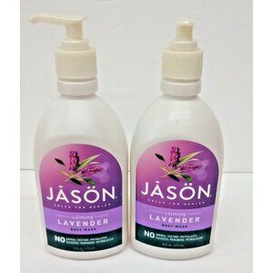 Lot of 2 Jason Natural Products Body Wash Calming Lavender 16 fl Oz Each